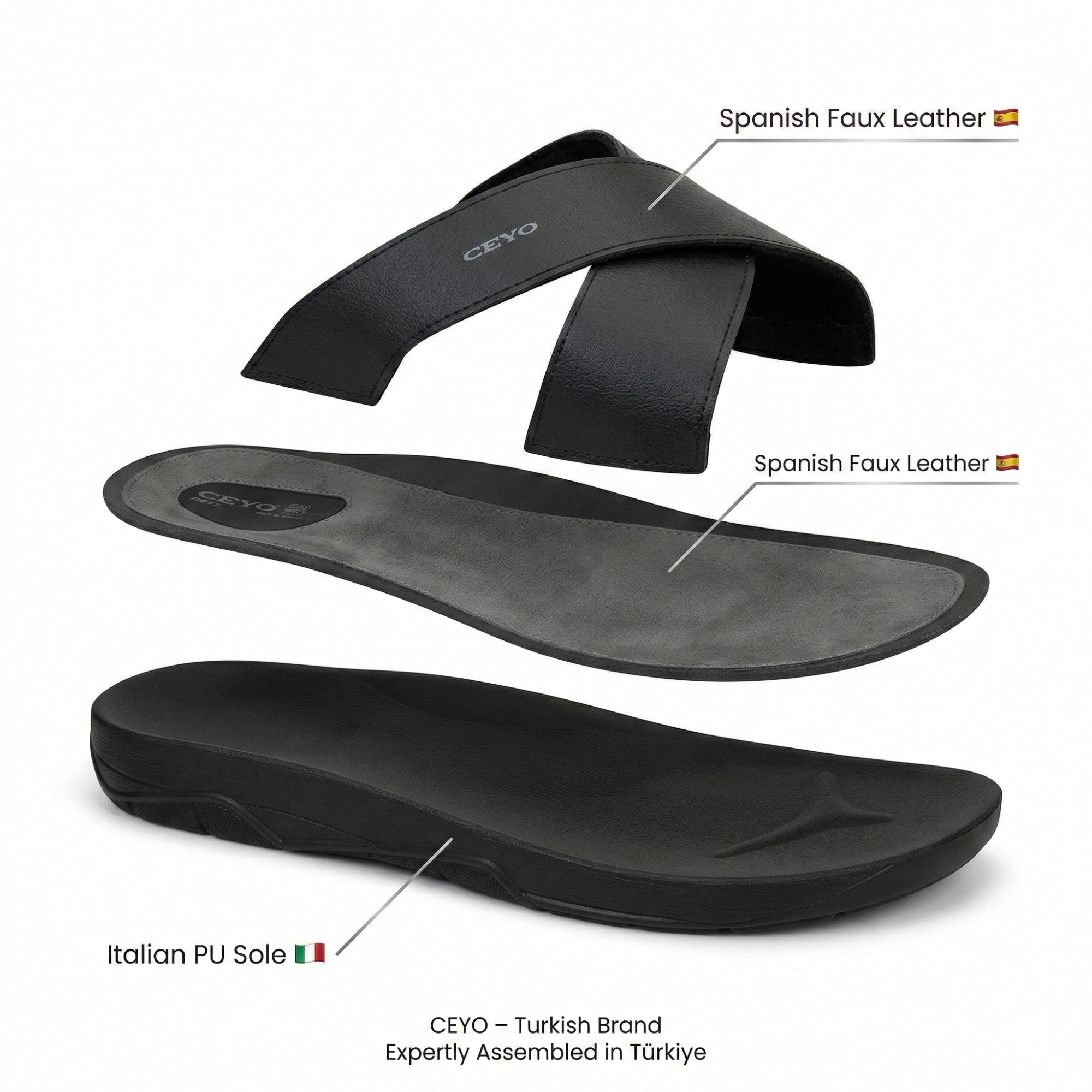 9877 CEYO TURKISH ANATOMICAL SANDAL