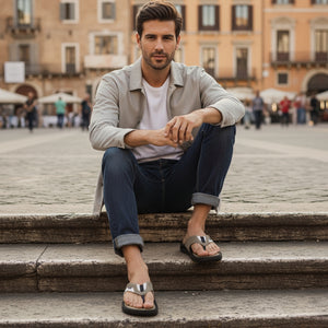 6100-11 CEYO sandals for men UAE comfortable sandals Dubai sandals for men brown sandals for men