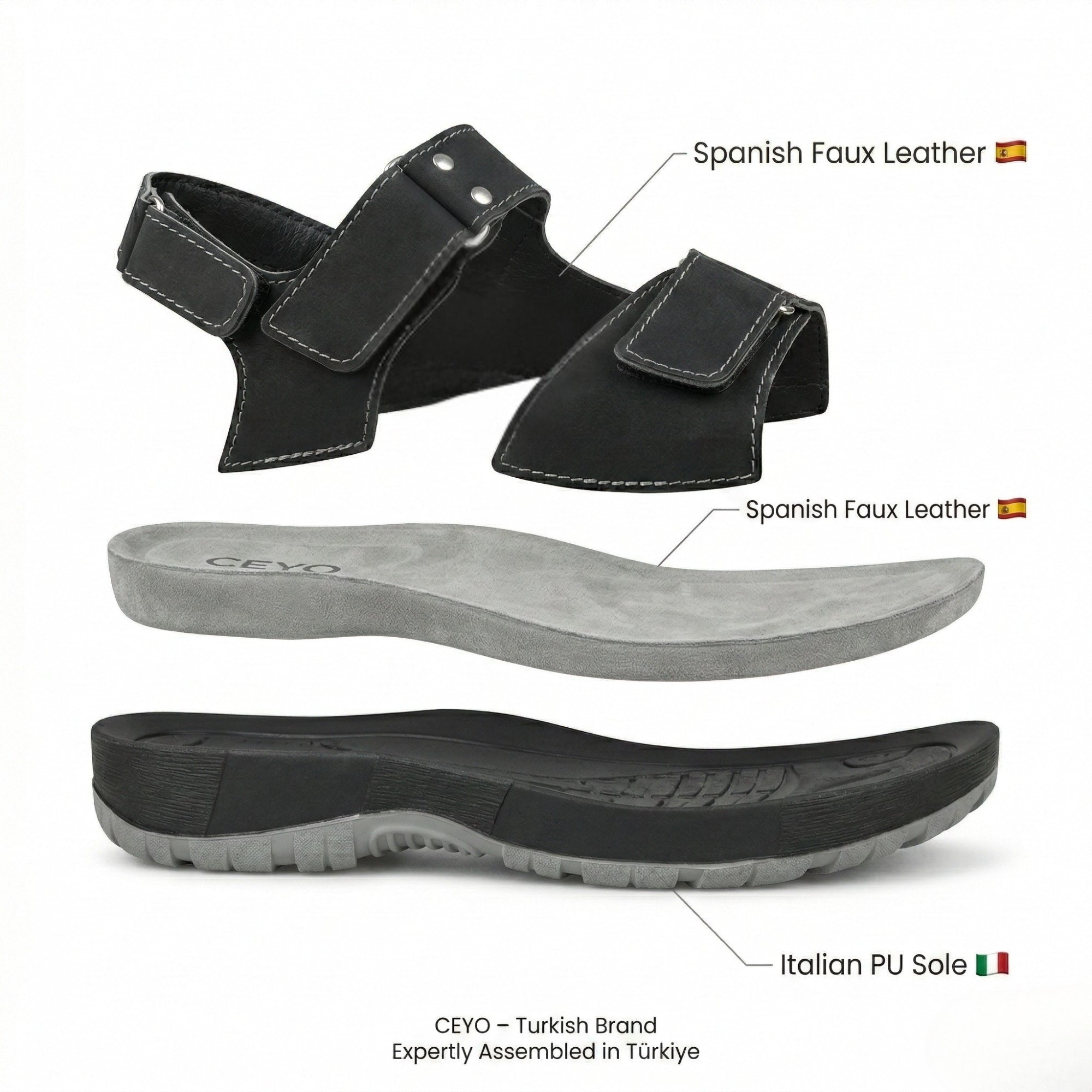 9829 - 9 CEYO TURKISH SANDAL - HadiShop.Ae