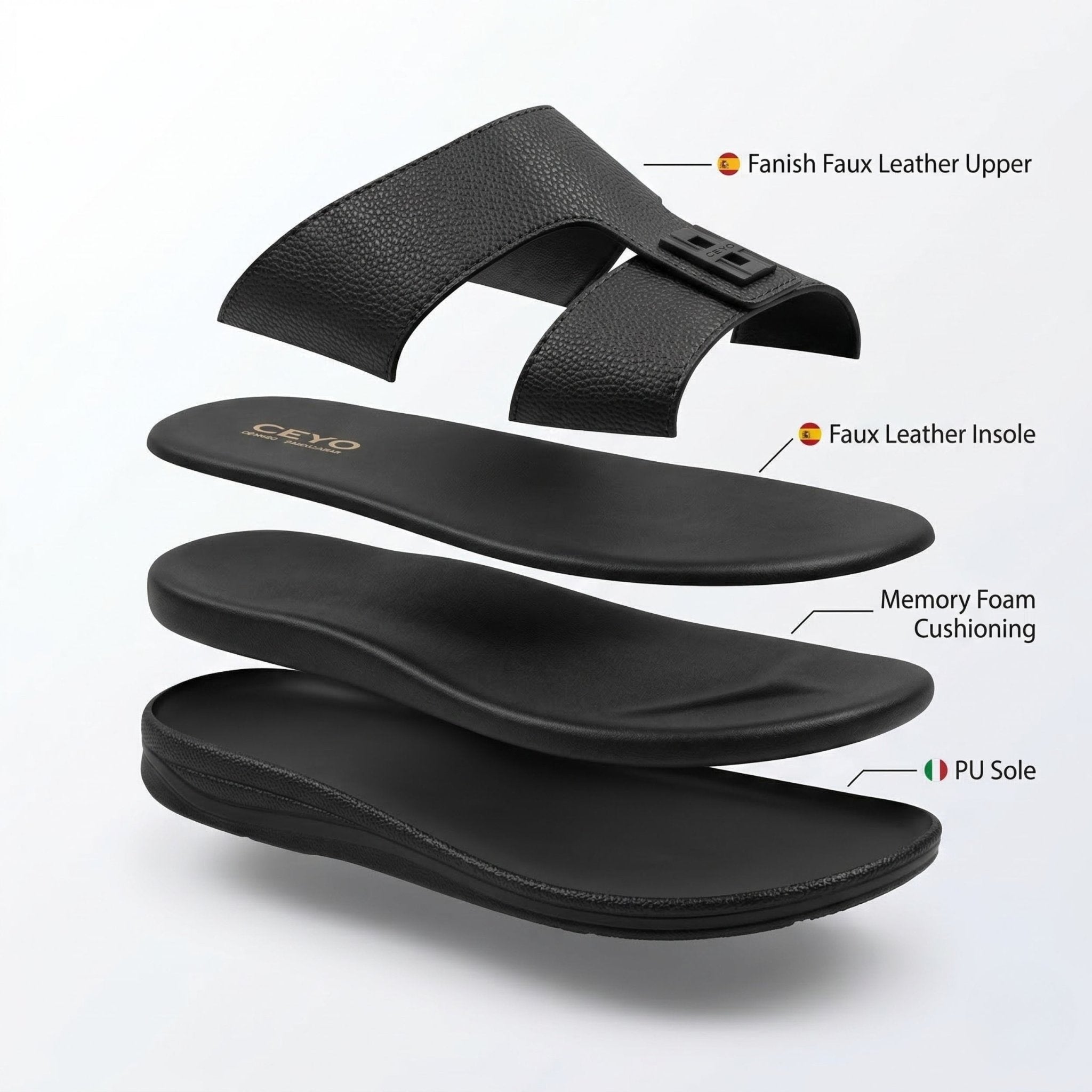9956 - 12 CEYO ARABIC TURKISH SANDAL - HadiShop.Ae