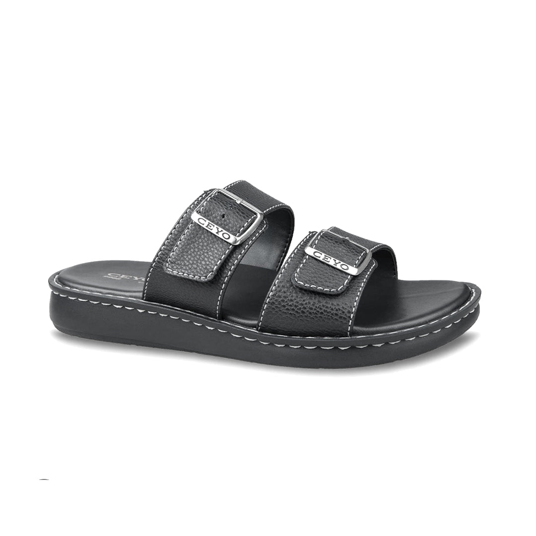 9968-11 CEYO sandals for men UAE comfortable sandals Dubai sandals for men black sandal for men