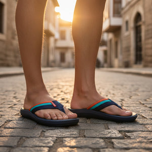 6100-27 CEYO sandals for men UAE comfortable sandals Dubai sandals for men blue sandal for men HADI COLLECTION UAE