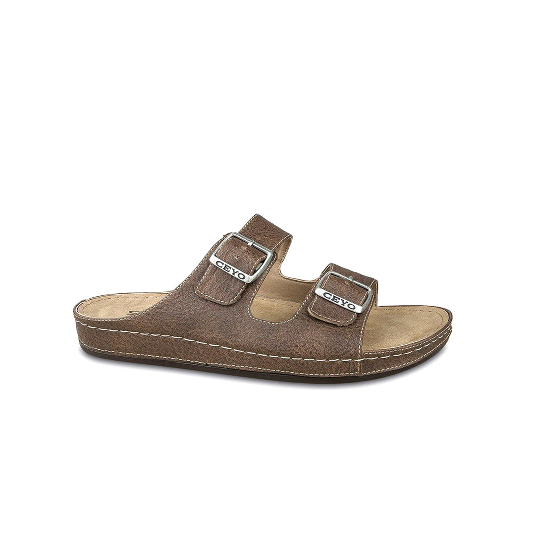9946-6 CEYO sandals for men UAE comfortable sandals Dubai sandals for men brown sandals for men