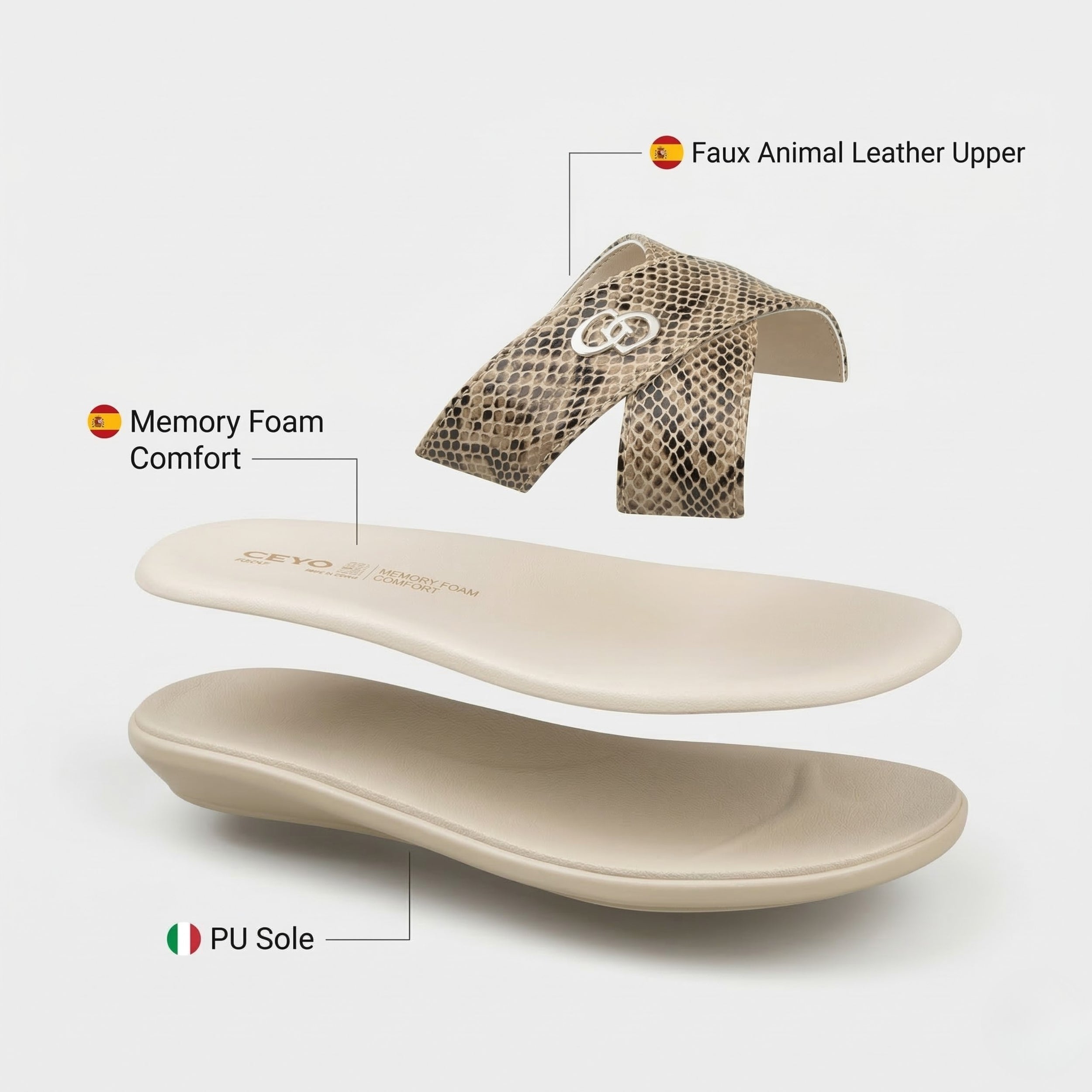 9827 - 8 CEYO TURKISH SANDALS - HadiShop.Ae