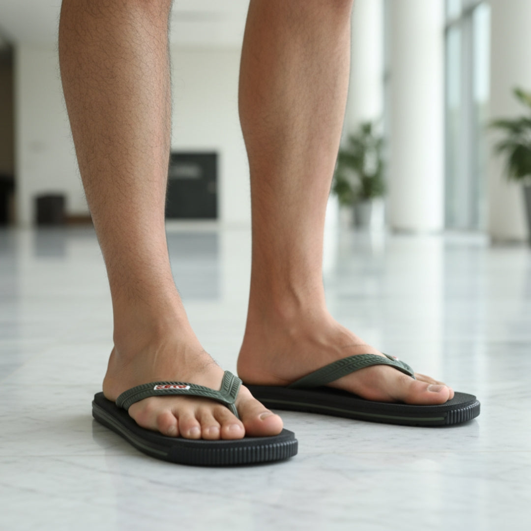 9861-m CEYO sandals for men UAE comfortable sandals Dubai sandals for men green slippers for men UAE 