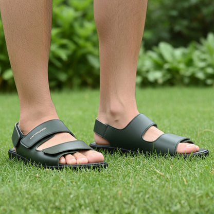 grande-6 CEYO sandals for men UAE comfortable sandals Dubai sandals for men leather anatomic sandals for men green sandals for men