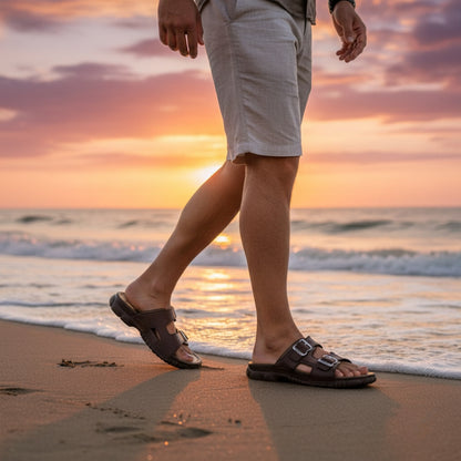 3200 CEYO sandals for men UAE comfortable sandals Dubai sandals for men brown sandal for men