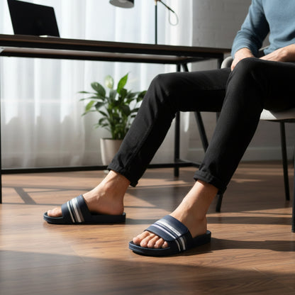 9959-M14 CEYO sandals for men UAE comfortable sandals Dubai sandals for men blue sandals for men