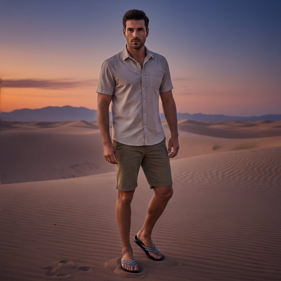 6100-13 CEYO sandals for men UAE comfortable sandals Dubai sandals for men blue sandal for men