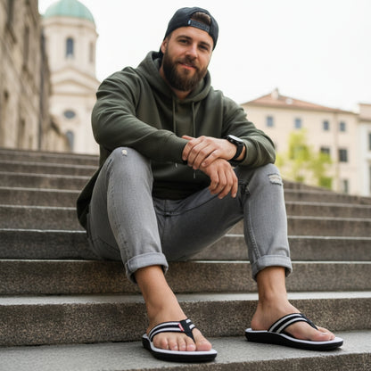 6100-13 CEYO sandals for men UAE comfortable sandals Dubai sandals for men white sandal for men