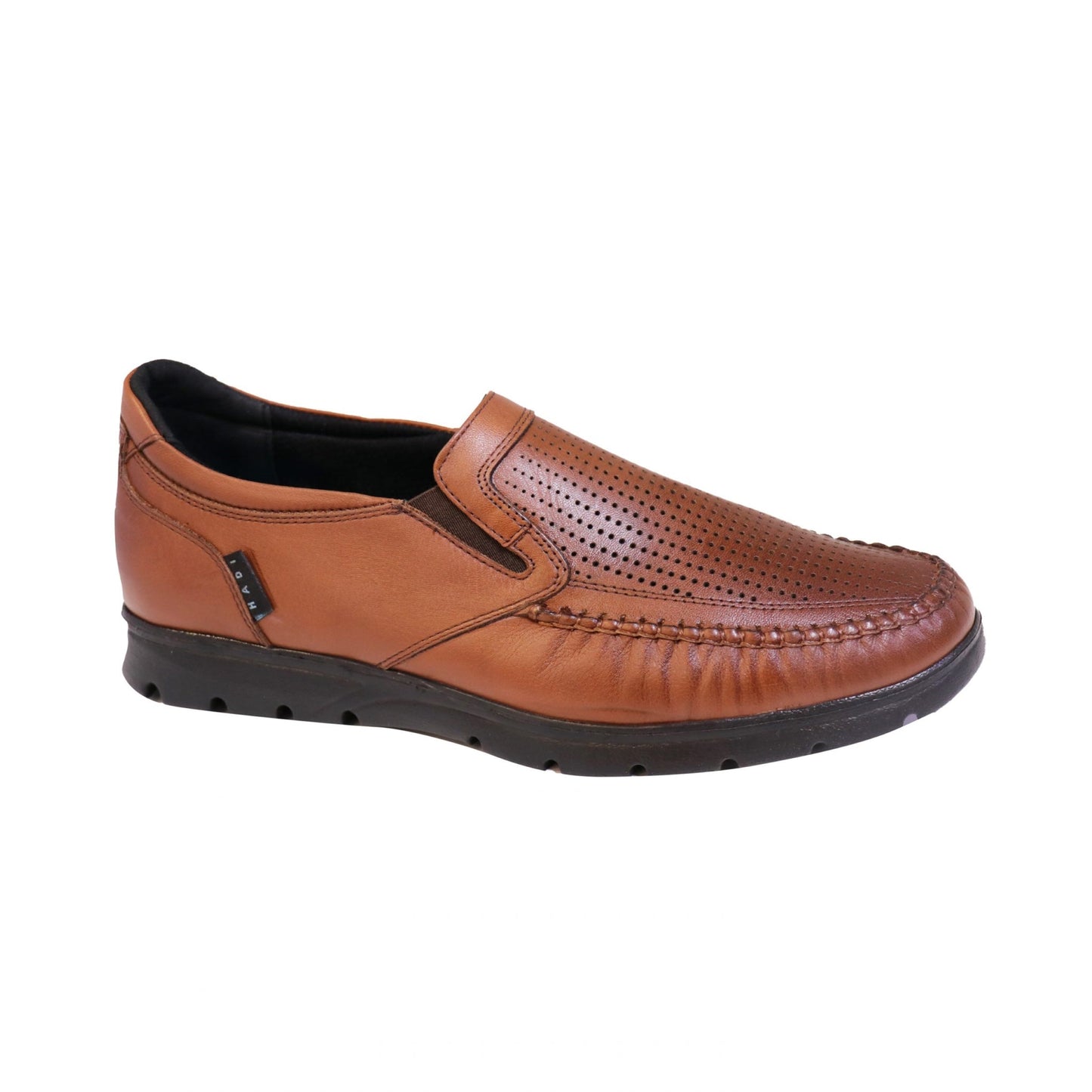 8749 HADI Men's Comfort Medicated Pure Leather Shoes - HadiShop.Ae