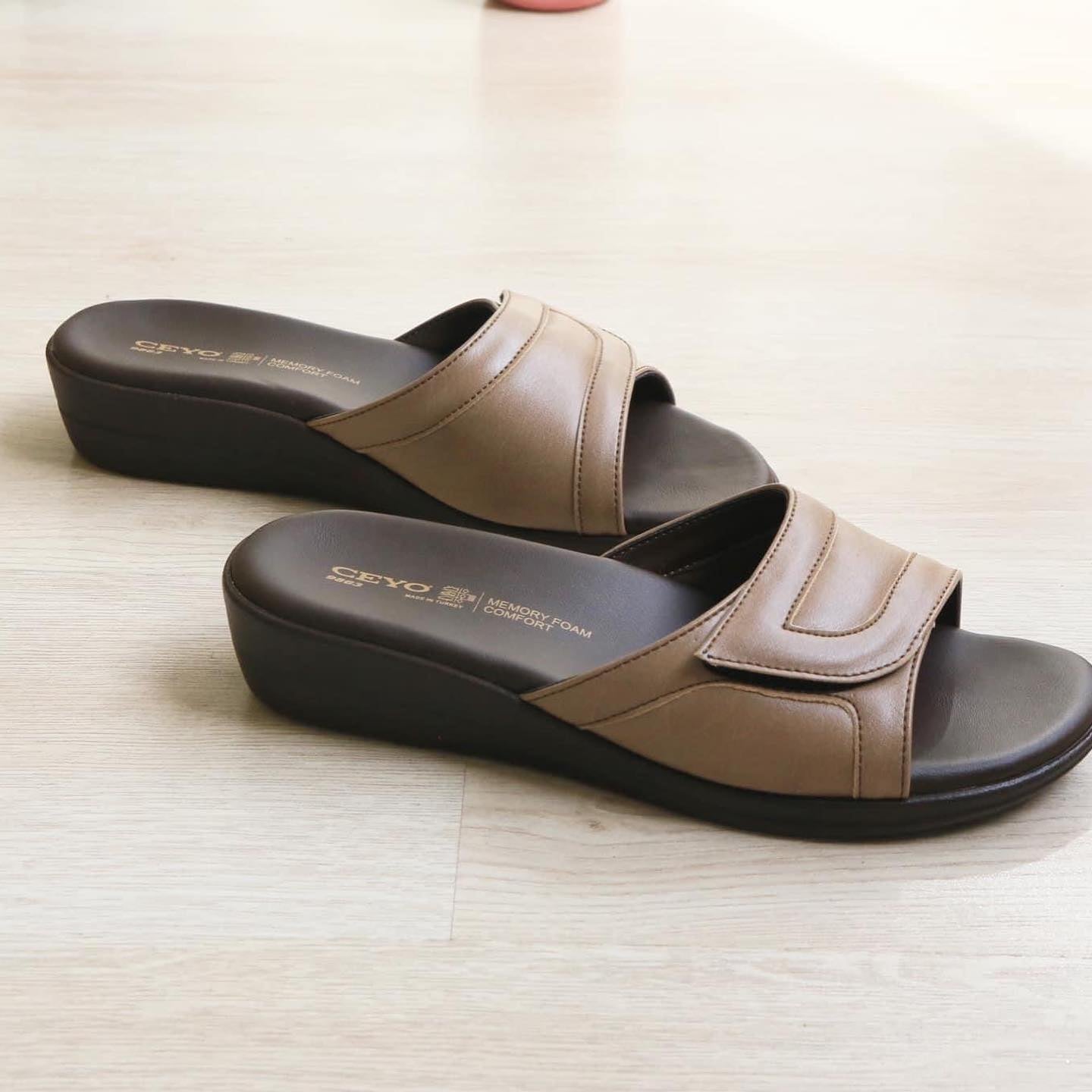 CEYO Turkish Memory Foam Insole Sandal 9863-36 hadi collection uae hadishop.ae