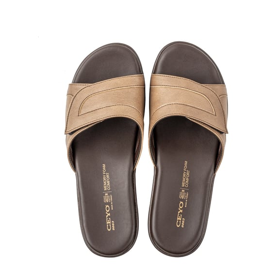 CEYO Turkish Memory Foam Insole Sandal 9863-36 hadi collection uae hadishop.ae