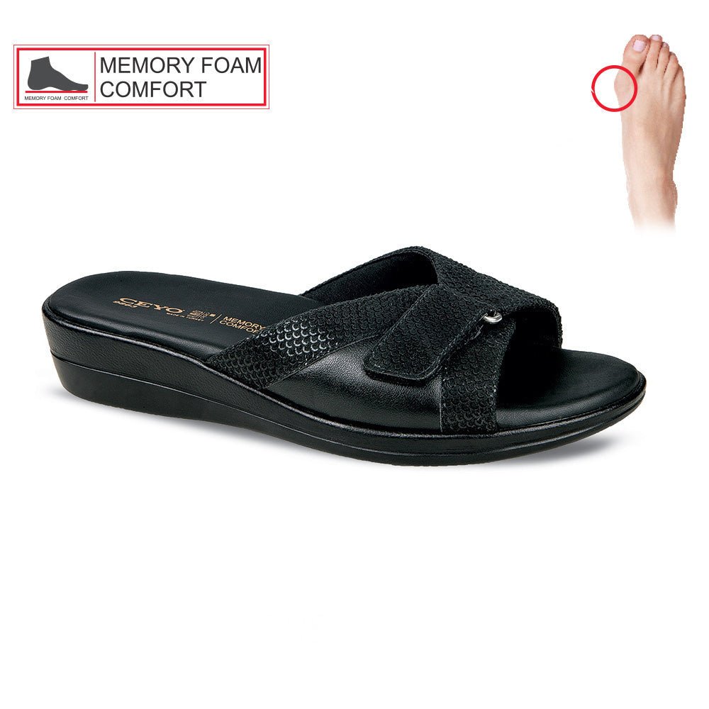 9863 - 7 CEYO Women Memory Foam Sandal - HadiShop.Ae