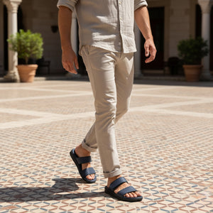 9956-5 CEYO sandals for men UAE comfortable sandals Dubai sandals for men blue sandals for men